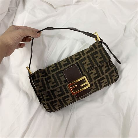 zucca bag fendi|vintage fendi baguette bag.